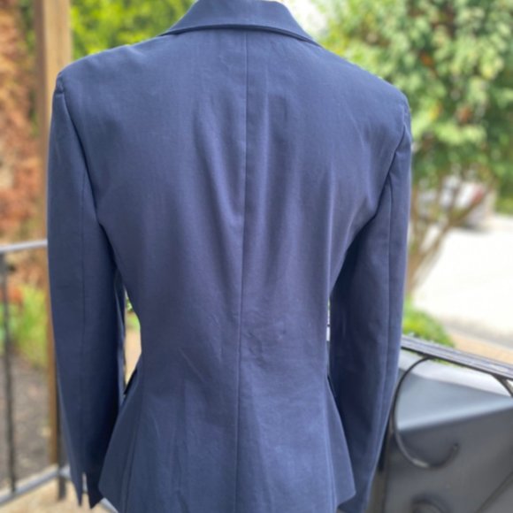 Piazza Sempione Navy Sz 44  Blazer - Picture 4 of 5